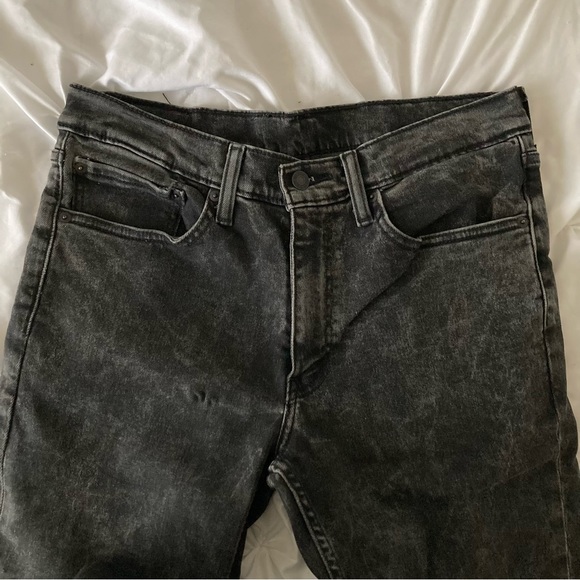 Levi’s 511 34x32 (hemmed to 34x30) jeans in black stonewash with red tab - Picture 4 of 11